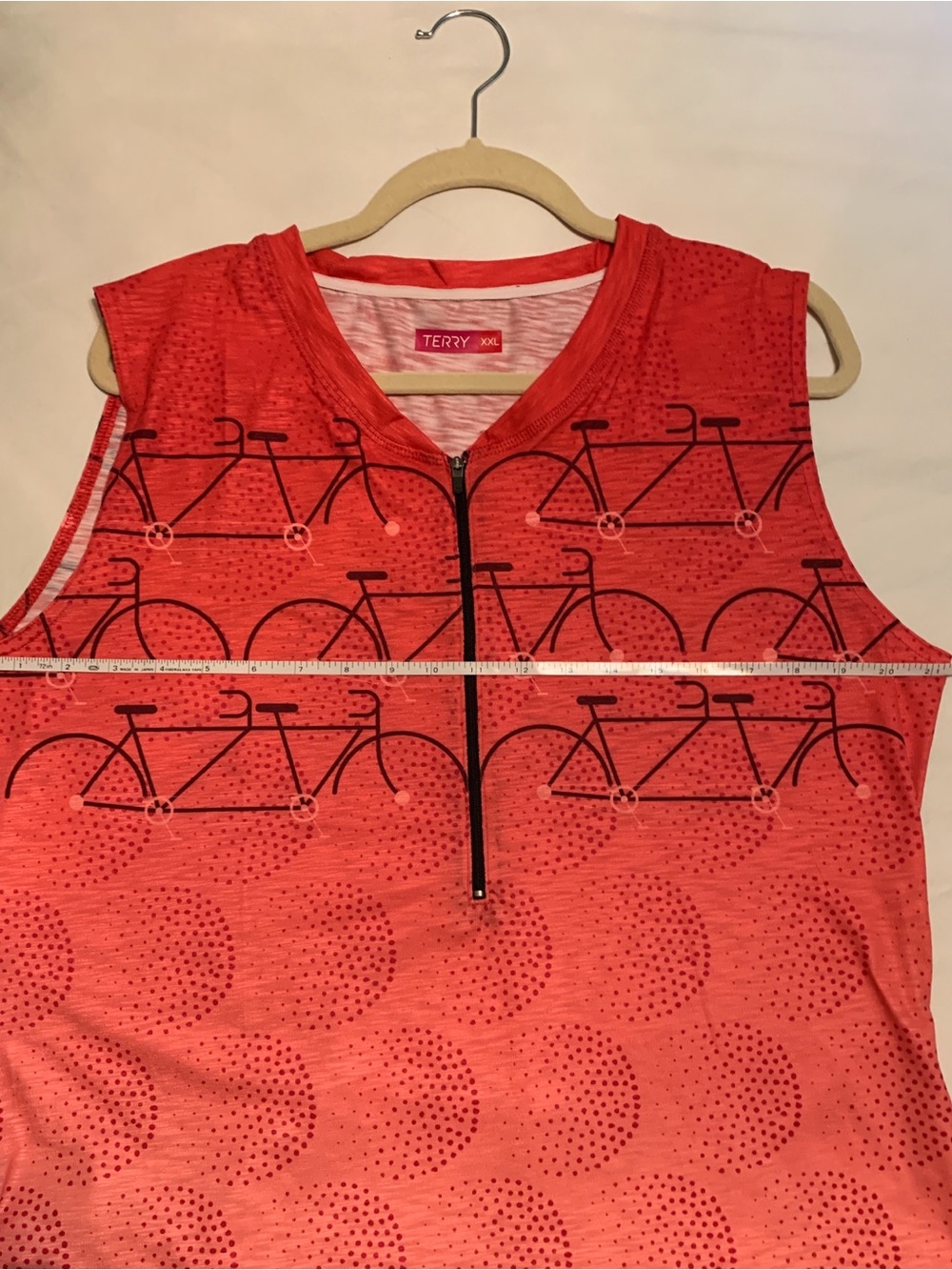 TERRY Pink Sleeveless Cycling Bike-Print Tank Top - Picture 8 of 8